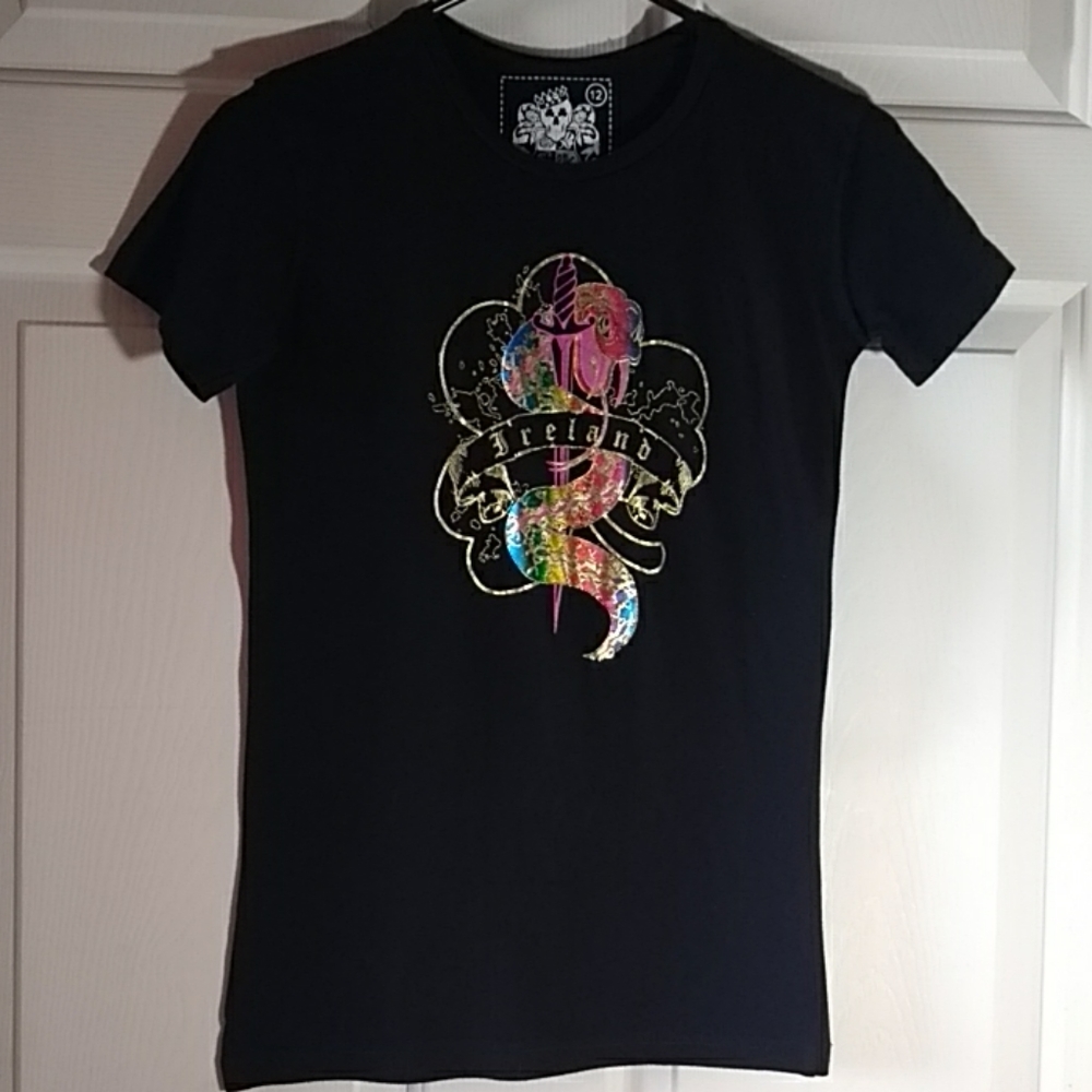 Ireland black t-shirt